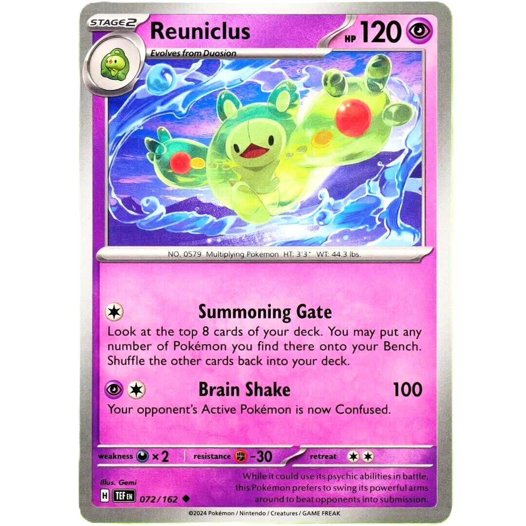 Reuniclus - Uncommon - Pokemon TCG Scarlet & Violet Temporal Forces #072/162