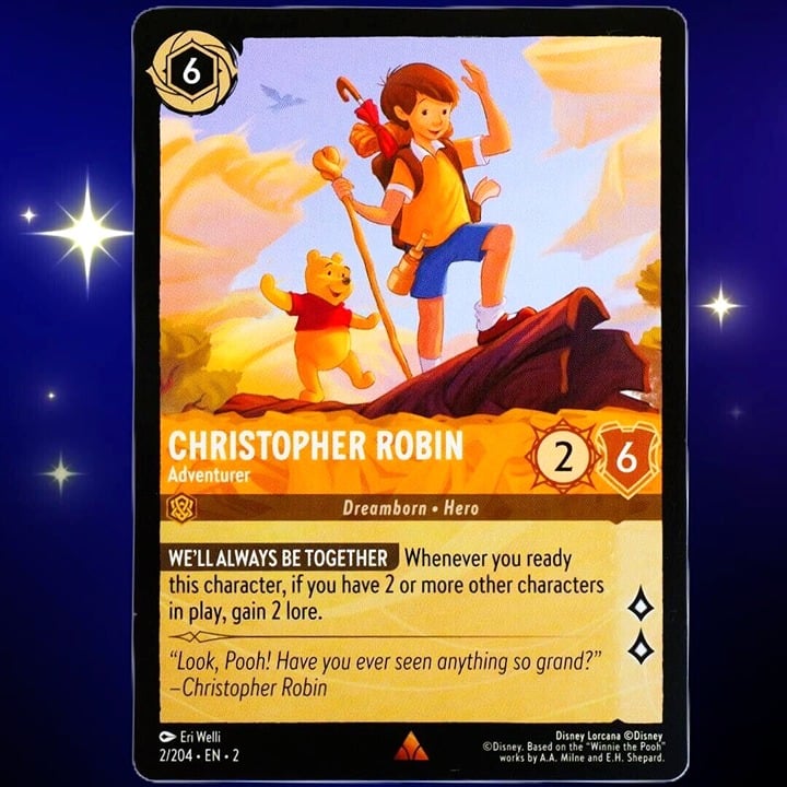 Christopher Robin Adventurer - Rare - Disney Lorcana TCG Rise of the Floodborn #2/204