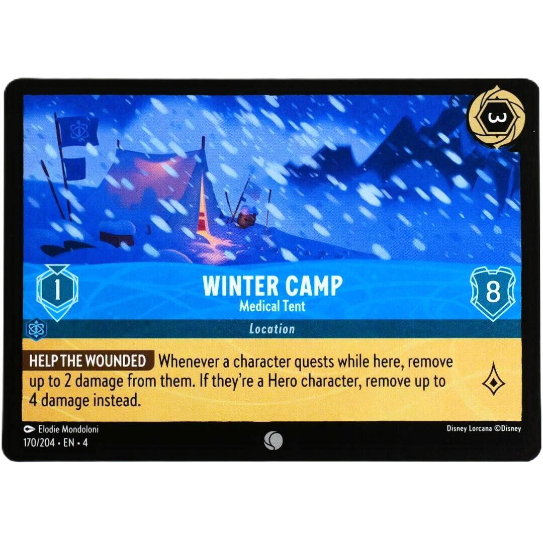 Winter Camp Medical Tent - Common - Disney Lorcana TCG Ursula's Return #170/204