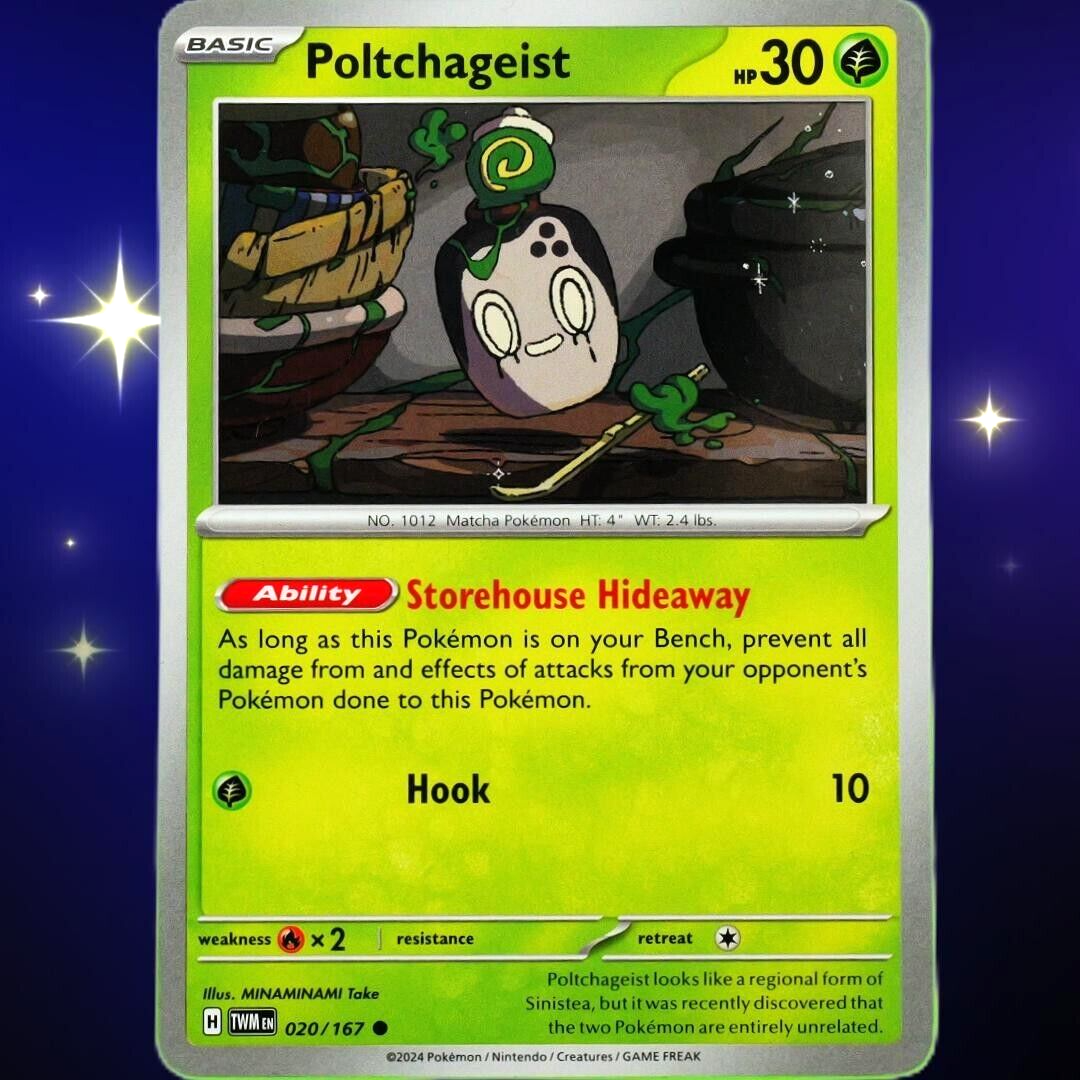Poltchageist - Common - Pokemon Scarlet & Violet Twilight Masquerade #020/167