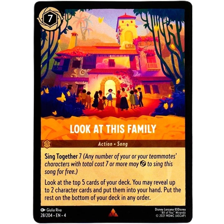 Look At This Family - Rare - Disney Lorcana TCG Ursula's Return #28/204
