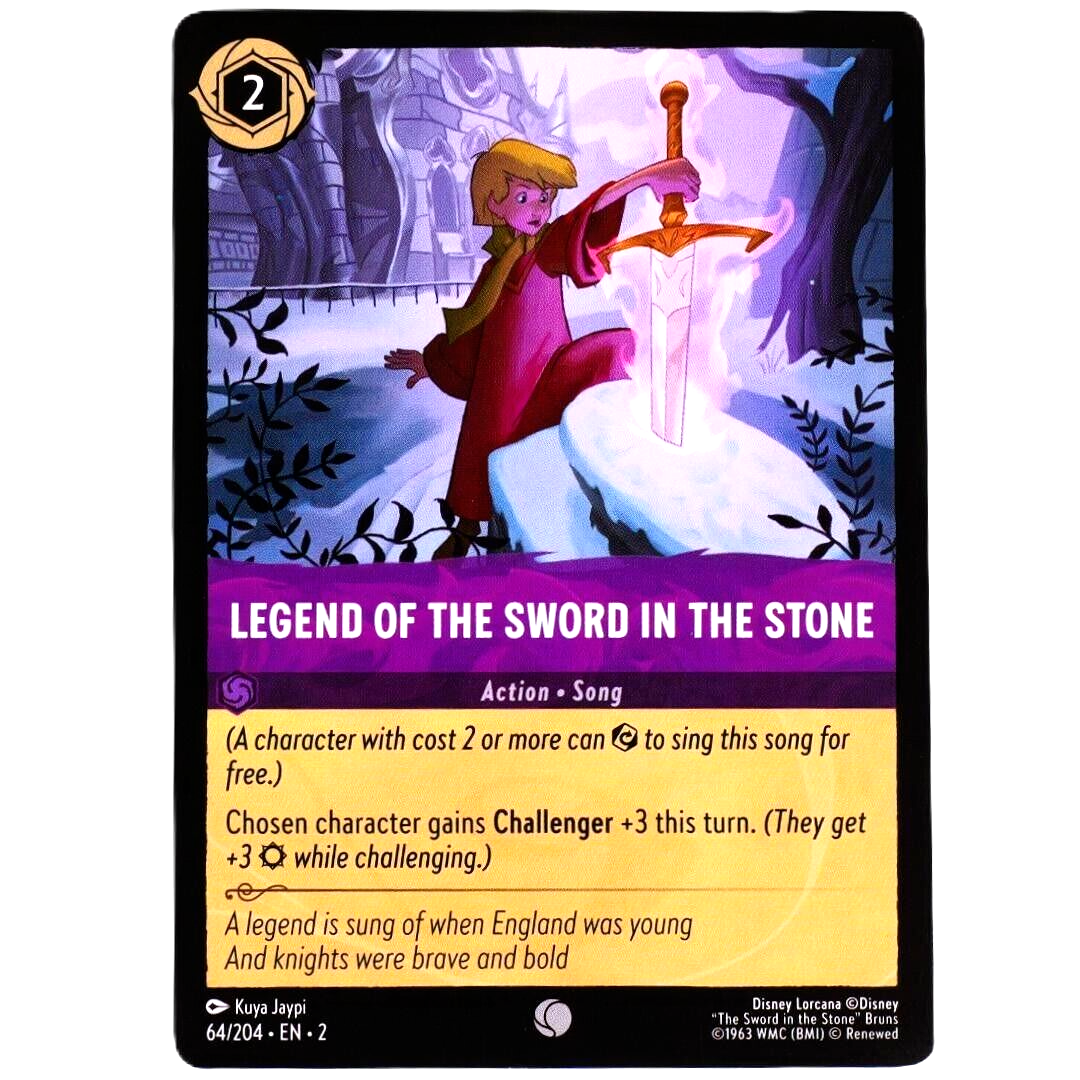 Legend of the Sword in the Stone - Disney Lorcana Rise of the Floodborn #64/204