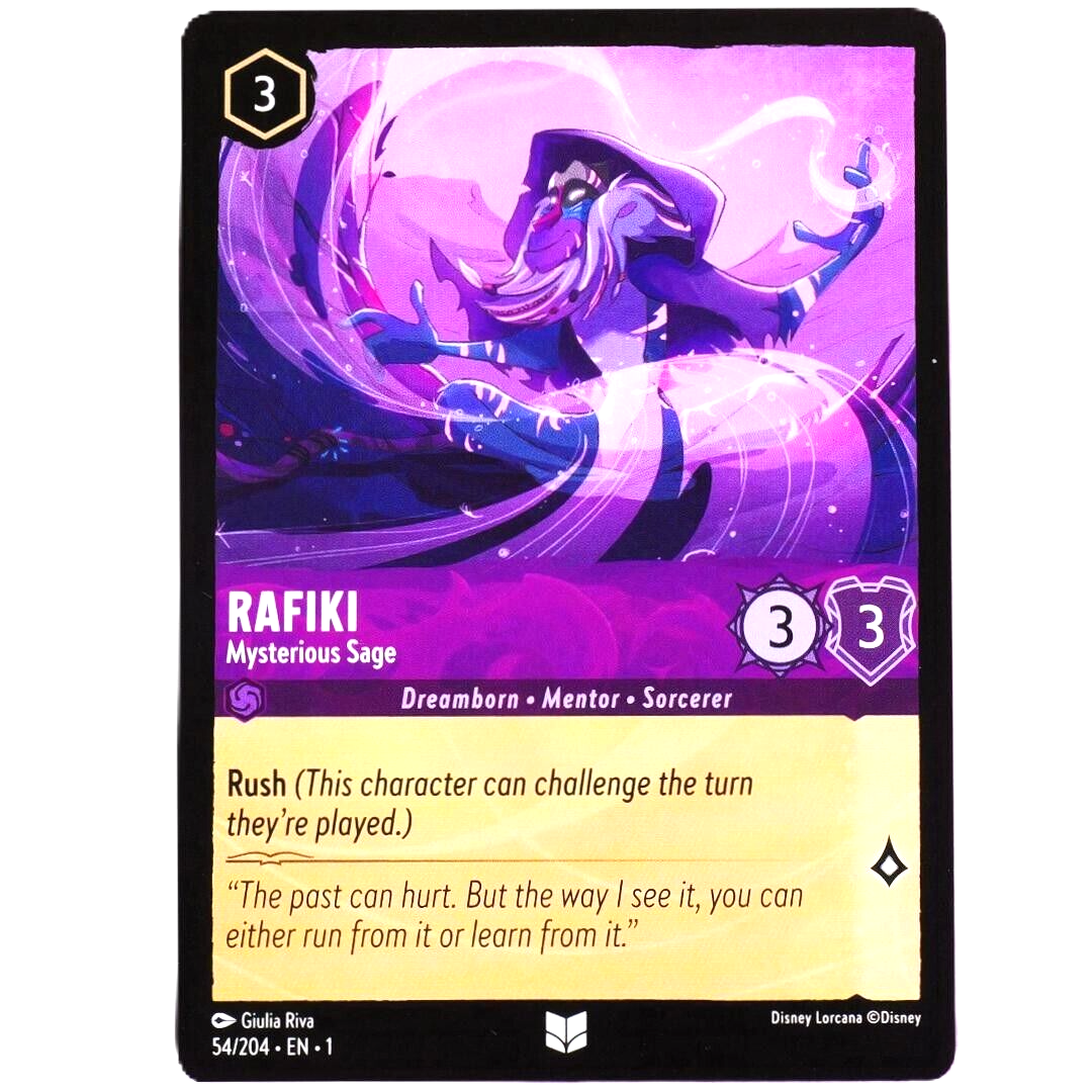 Rafiki Mysterious Sage - Uncommon - Disney Lorcana TCG The First Chapter #54/204