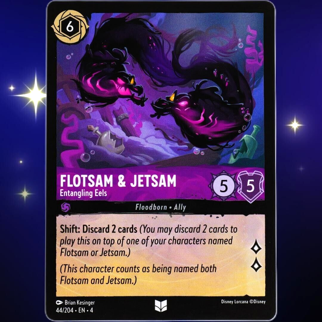 Flotsam & Jetsam Entangling Eels - Disney Lorcana TCG Ursula's Return #44/204