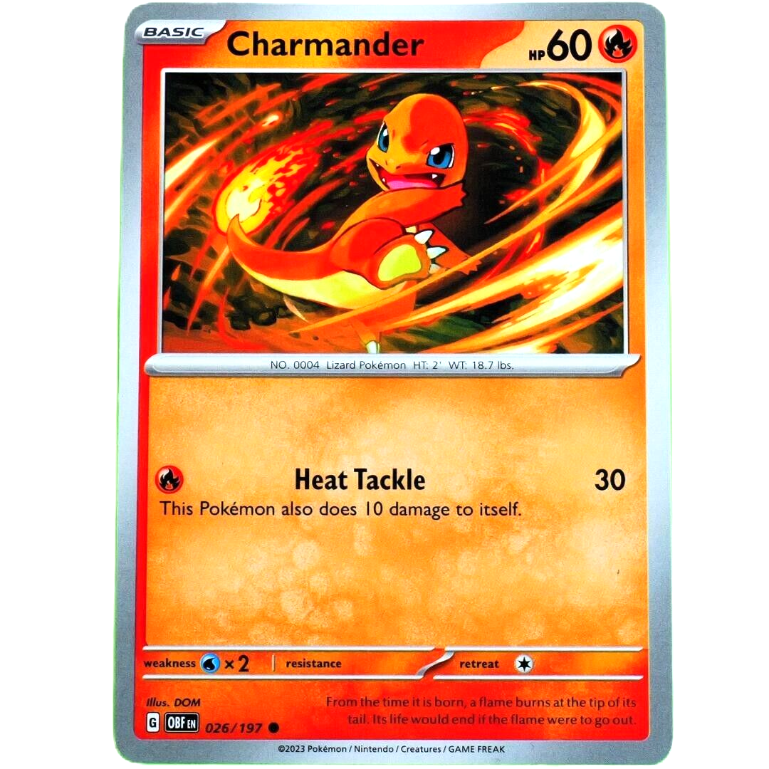 Charmander - Common - Pokemon TCG Scarlet & Violet Obsidian Flames #026/197