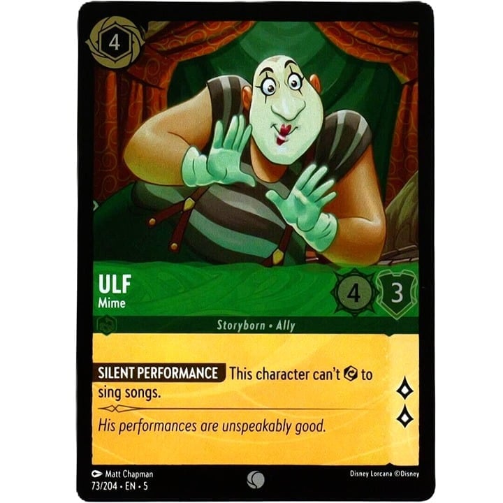 (Foil) Ulf Mime - Common - Disney Lorcana TCG Shimmering Skies #73/204