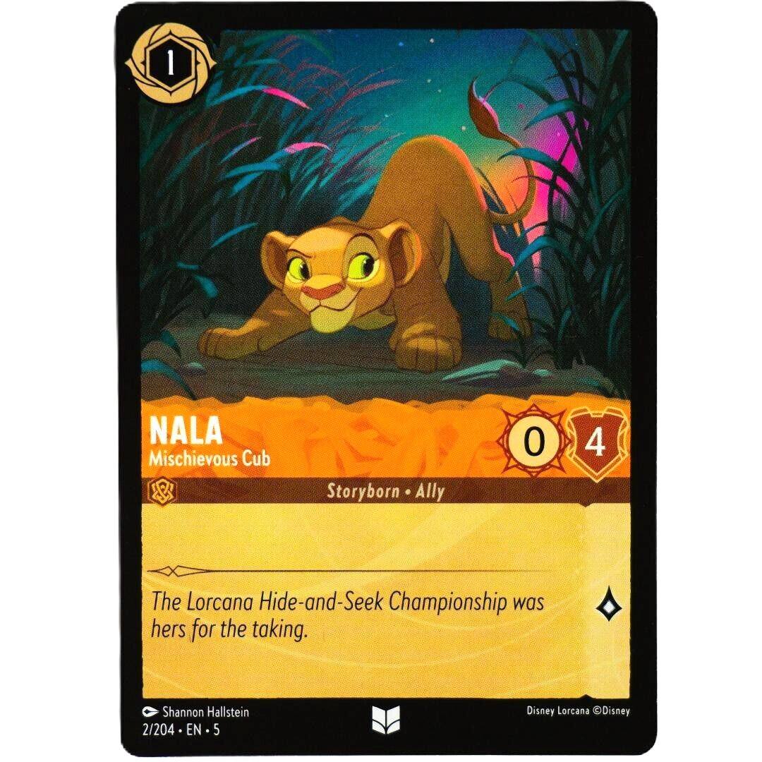 Nala Mischievous Cub - Uncommon - Disney Lorcana TCG Shimmering Skies #2/204