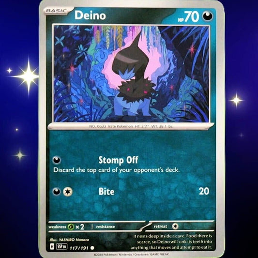 Deino - Common - Pokemon TCG Surging Sparks #117/191