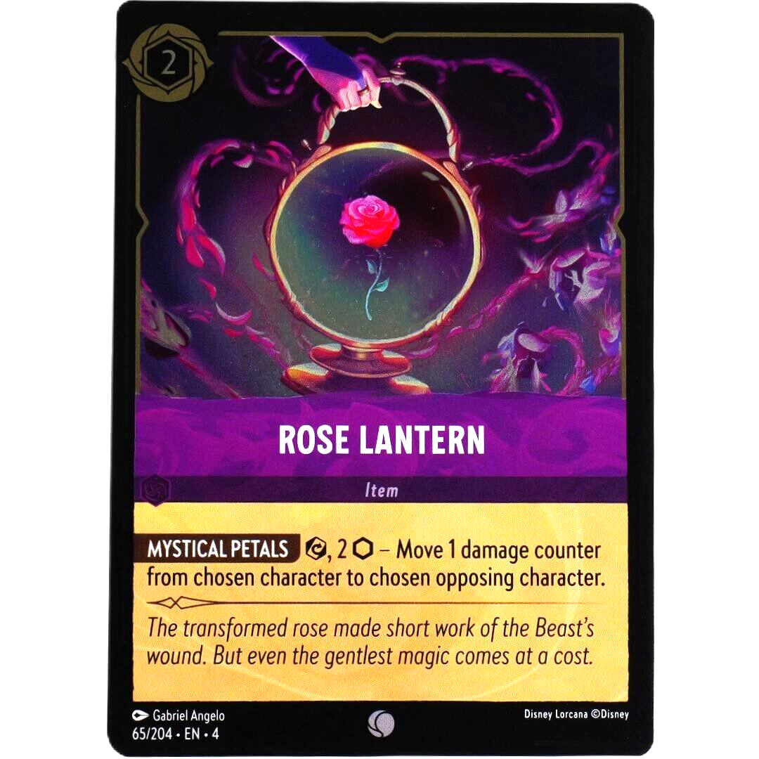 (Foil) Rose Lantern - Common - Disney Lorcana TCG Ursula's Return #65/204