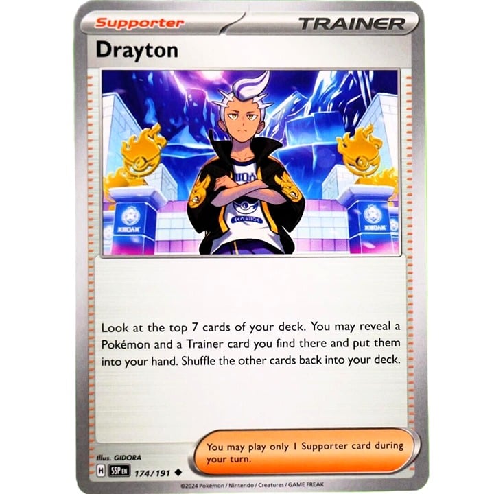 Drayton - Uncommon - Pokemon TCG Surging Sparks #174/191