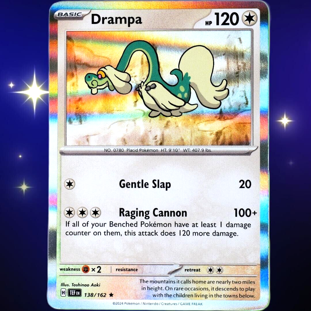 Drampa - Rare Holo - Pokemon TCG Scarlet & Violet Temporal Forces #138/162