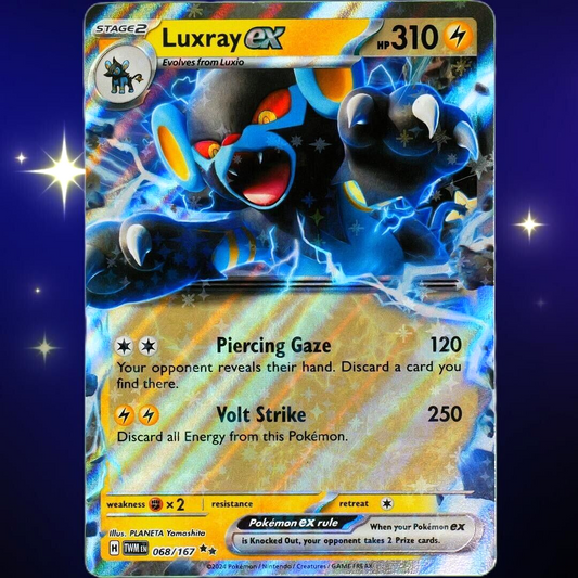 Luxray EX - Double Rare Holo - Pokemon TCG Twilight Masquerade #068/167