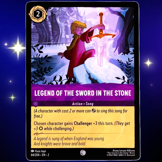 Legend of the Sword in the Stone - Disney Lorcana Rise of the Floodborn #64/204