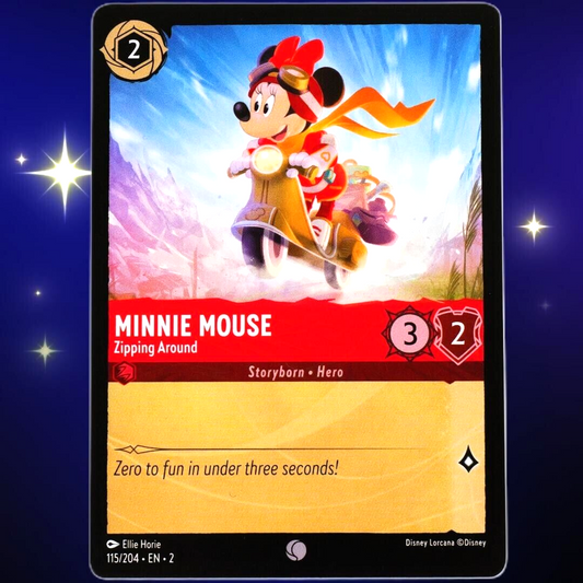 Minnie Mouse Zipping Around - Disney Lorcana TCG Rise of the Floodborn #115/204