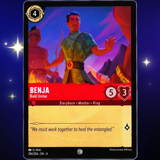 Benja Bold Uniter - Common - Disney Lorcana TCG Ursula's Return #104/204