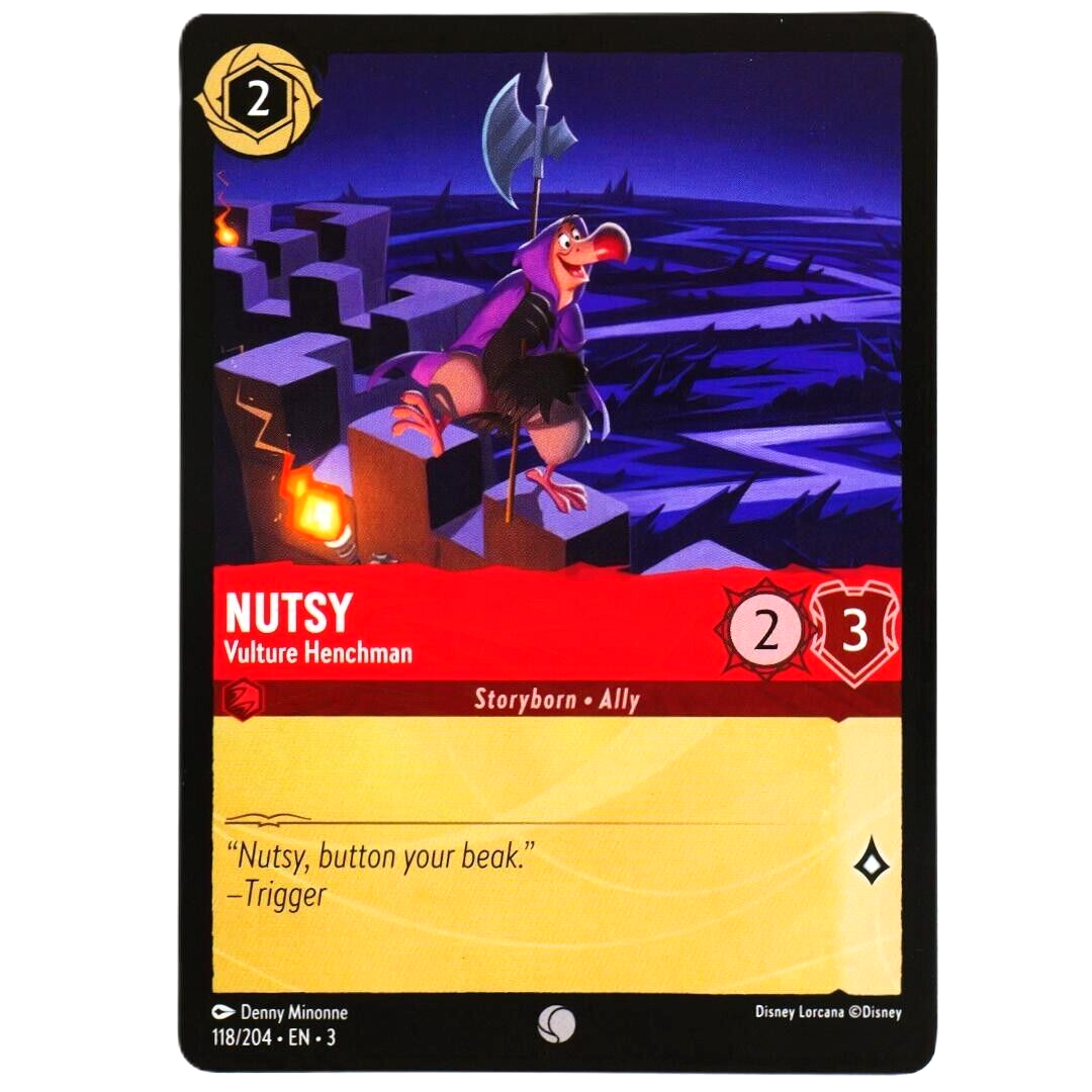 Nutsy Vulture Henchman - Common - Disney Lorcana TCG Into the Inklands #118/204