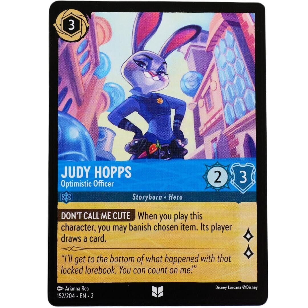 Judy Hopps Optimistic Officer - Disney Lorcana Rise of the Floodborn #152/204