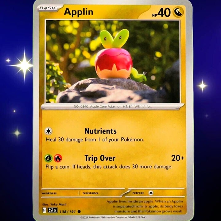 Applin - Common - Pokemon TCG Surging Sparks #138/191