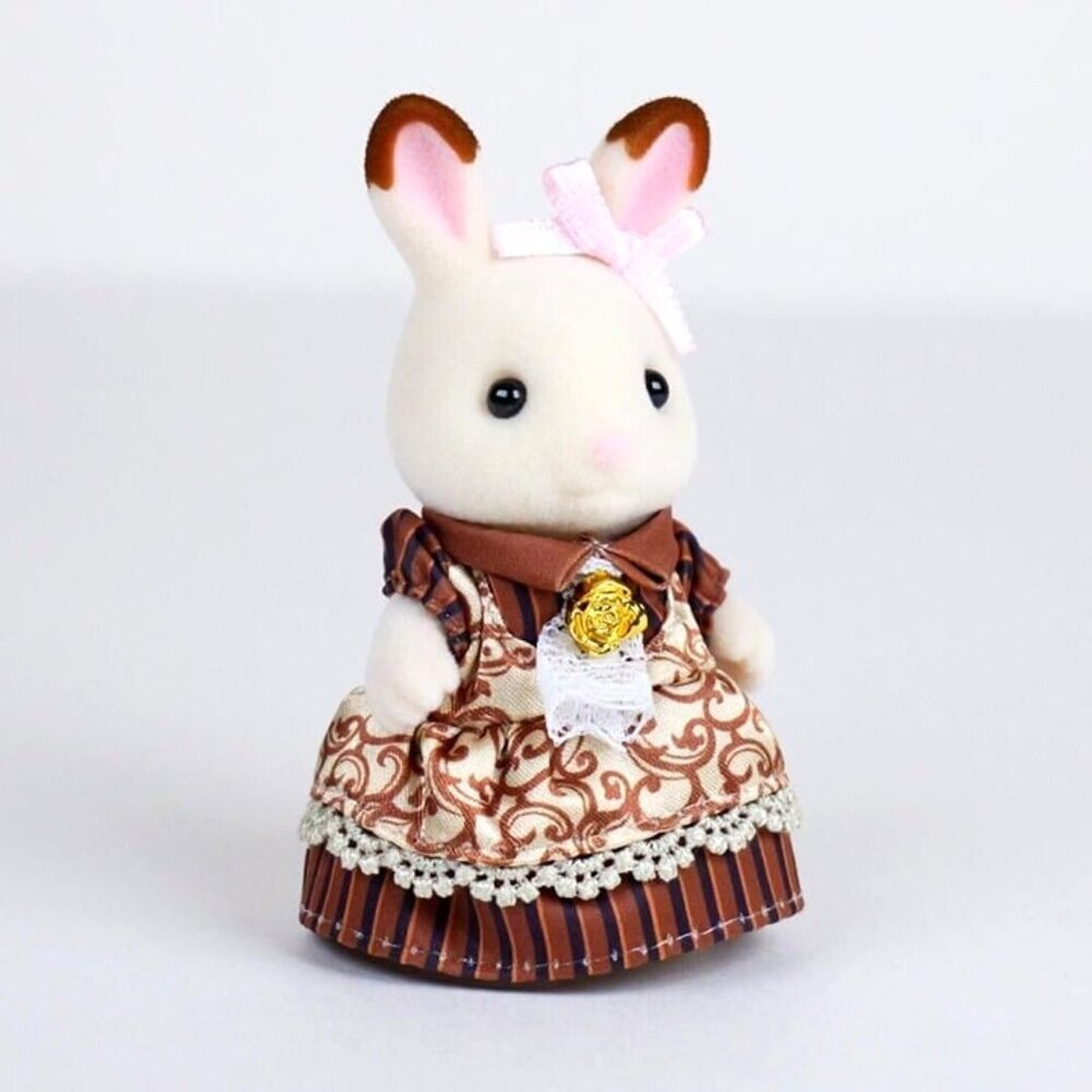 Sylvanian Families C-74 Chocolate Rabbit Sister - Limited Edition