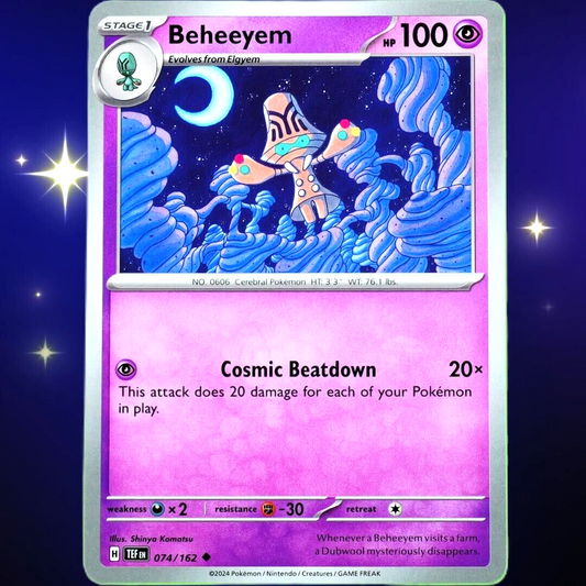 Beheeyem - Uncommon - Pokemon TCG Scarlet & Violet Temporal Forces #074/162