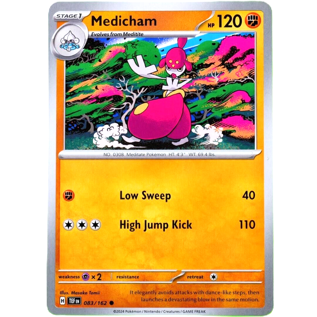 Medicham - Common - Pokemon TCG Scarlet & Violet Temporal Forces #083/162