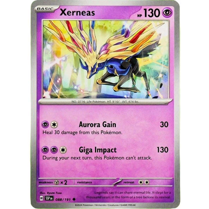 Xerneas - Uncommon - Pokemon TCG Surging Sparks #088/191