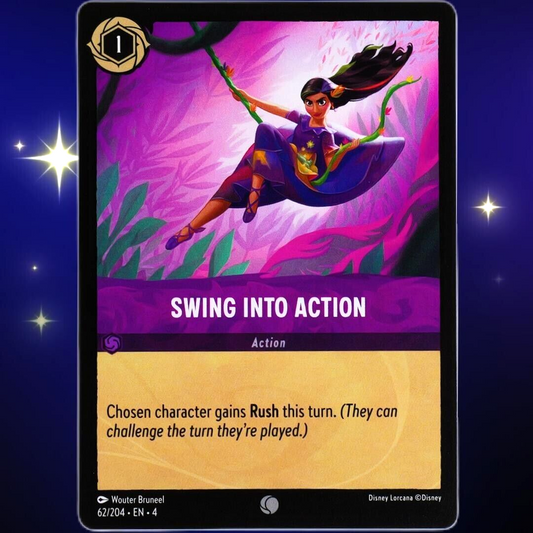 Swing Into Action - Common - Disney Lorcana TCG Ursula's Return #62/204