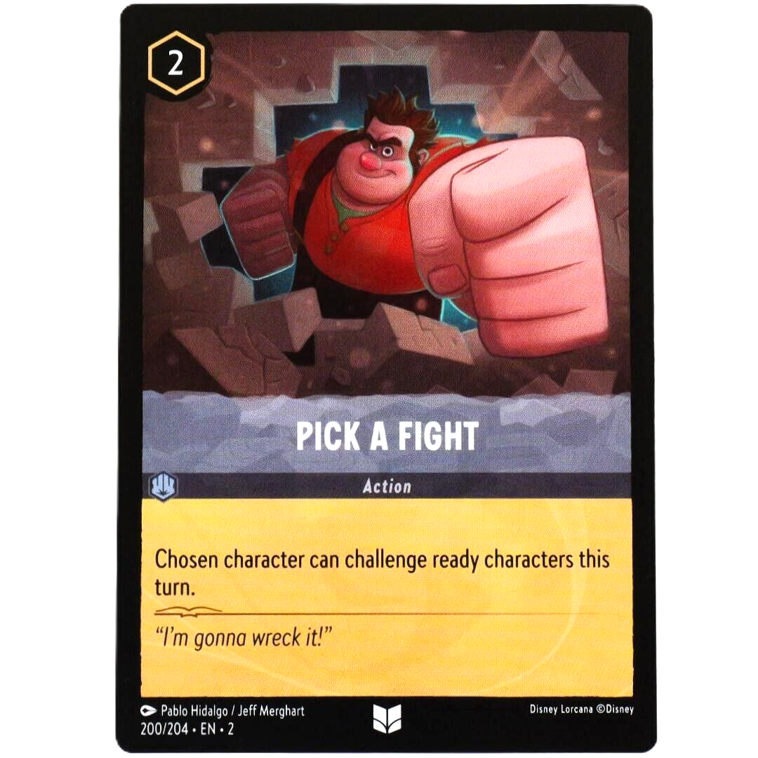 Pick a Fight - Uncommon - Disney Lorcana TCG Rise of the Floodborn #200/204