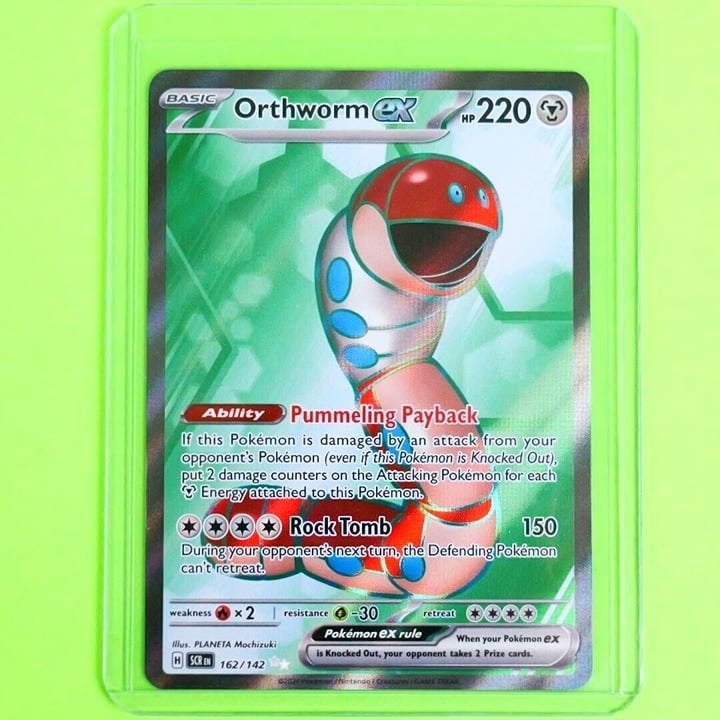 Orthworm EX - Ultra Rare Holo - Pokemon TCG Stellar Crown #162/142