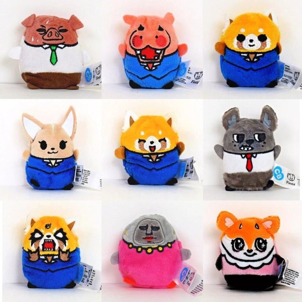 Aggretsuko Cutie Beans Series 1 - Director Tom with Clip Case - Like New