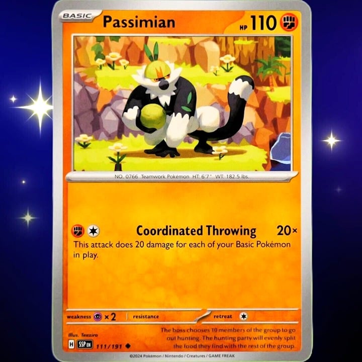 Passimian - Uncommon - Pokemon TCG Surging Sparks #111/191