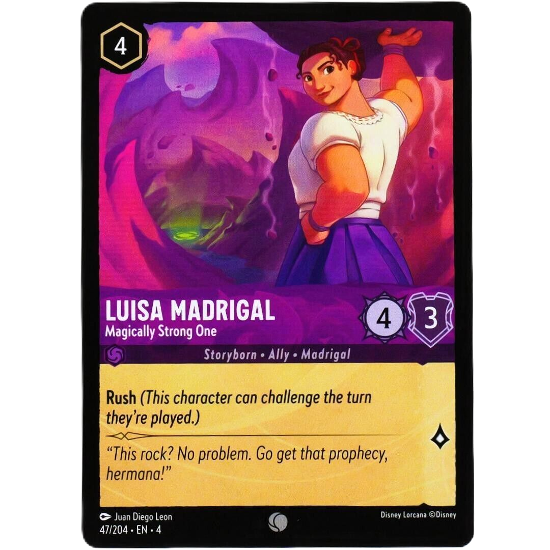 Luisa Madrigal Magically Strong One - Disney Lorcana TCG Ursula's Return #47/204