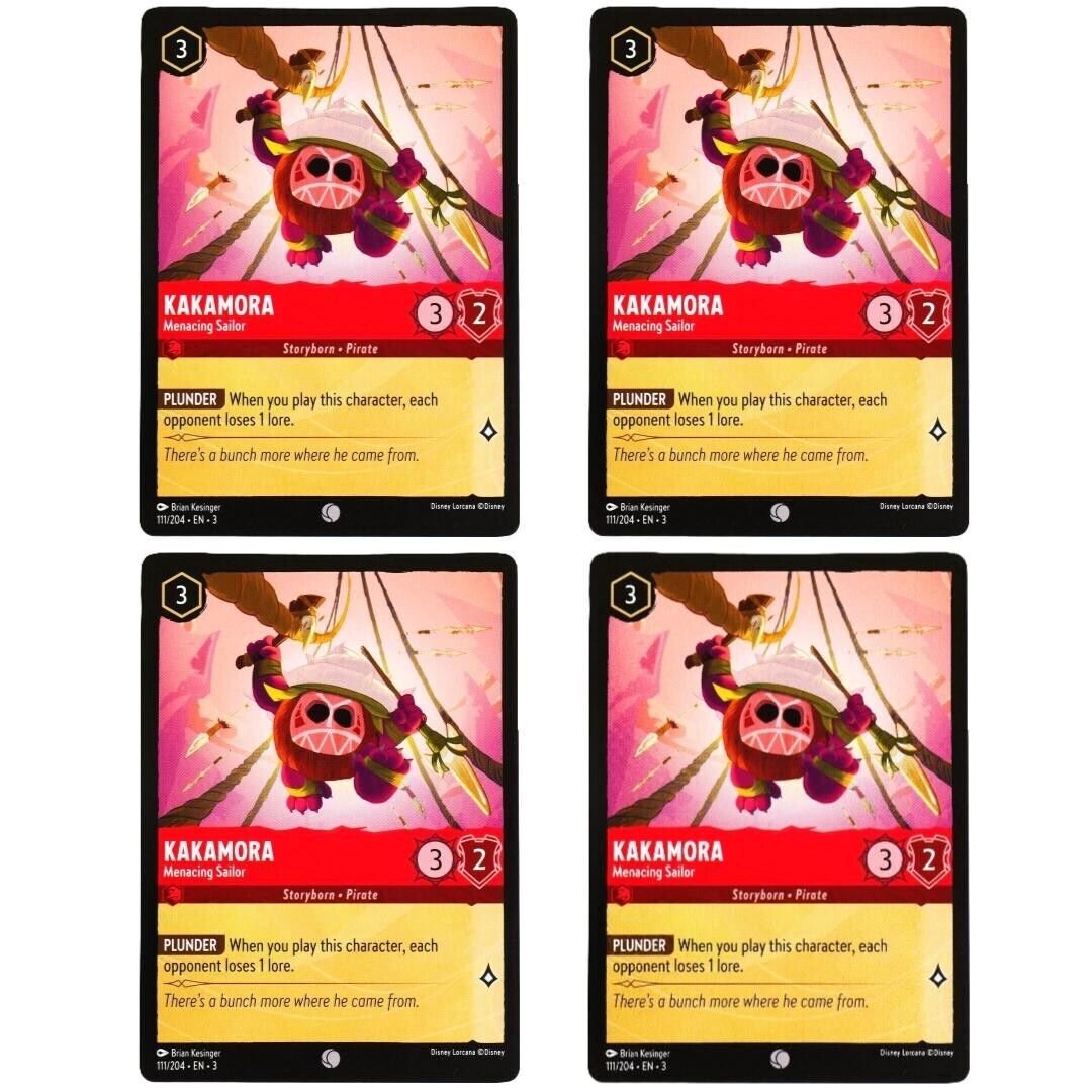 4x Kakamora Menacing Sailor - Disney Lorcana TCG Into the Inklands #111/204