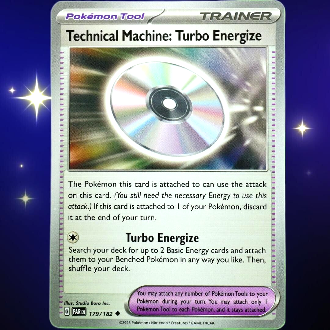 Technical Machine: Turbo Energize - Uncommon - Pokemon Paradox Rift #179/182