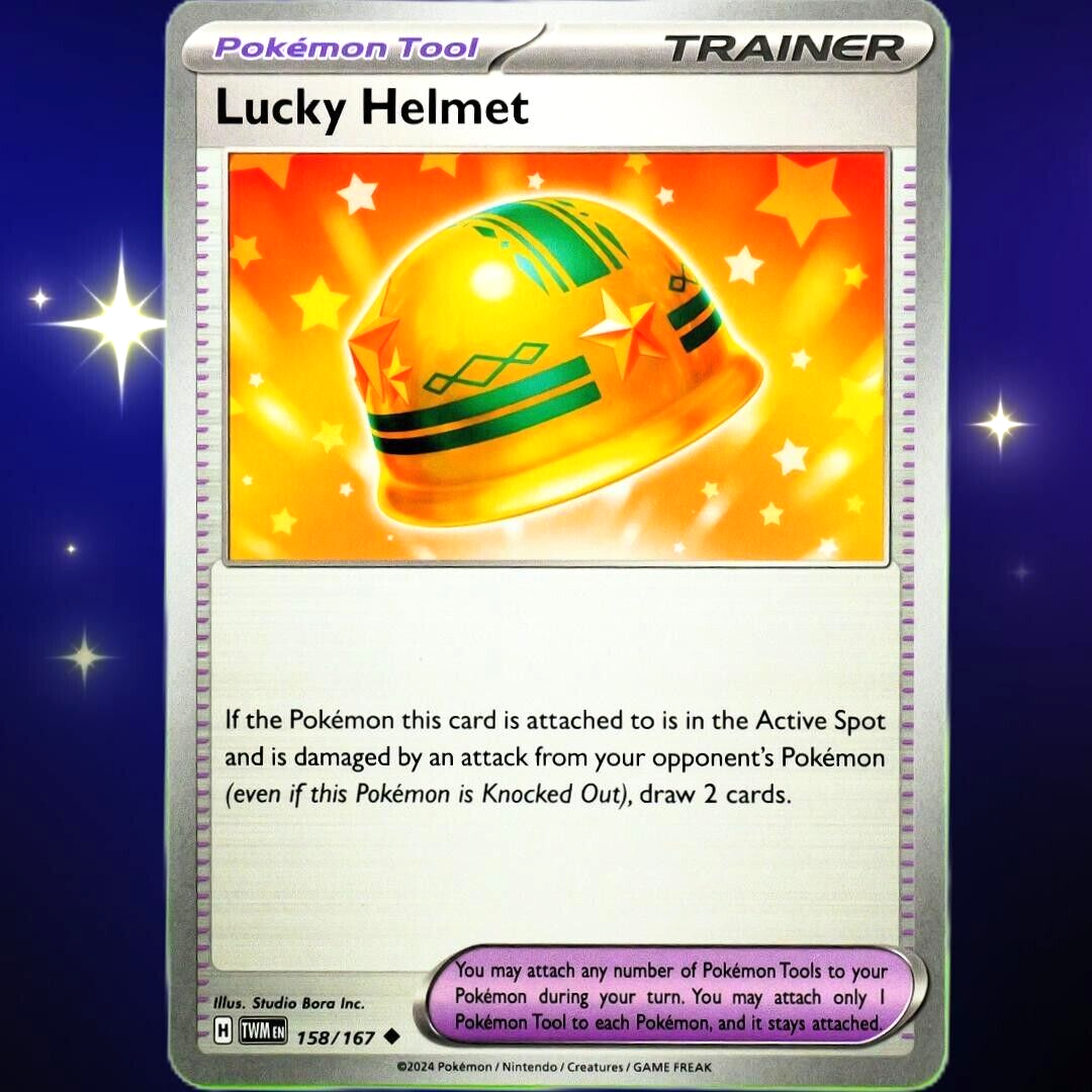 Lucky Helmet - Uncommon - Pokemon Scarlet & Violet Twilight Masquerade #158/167