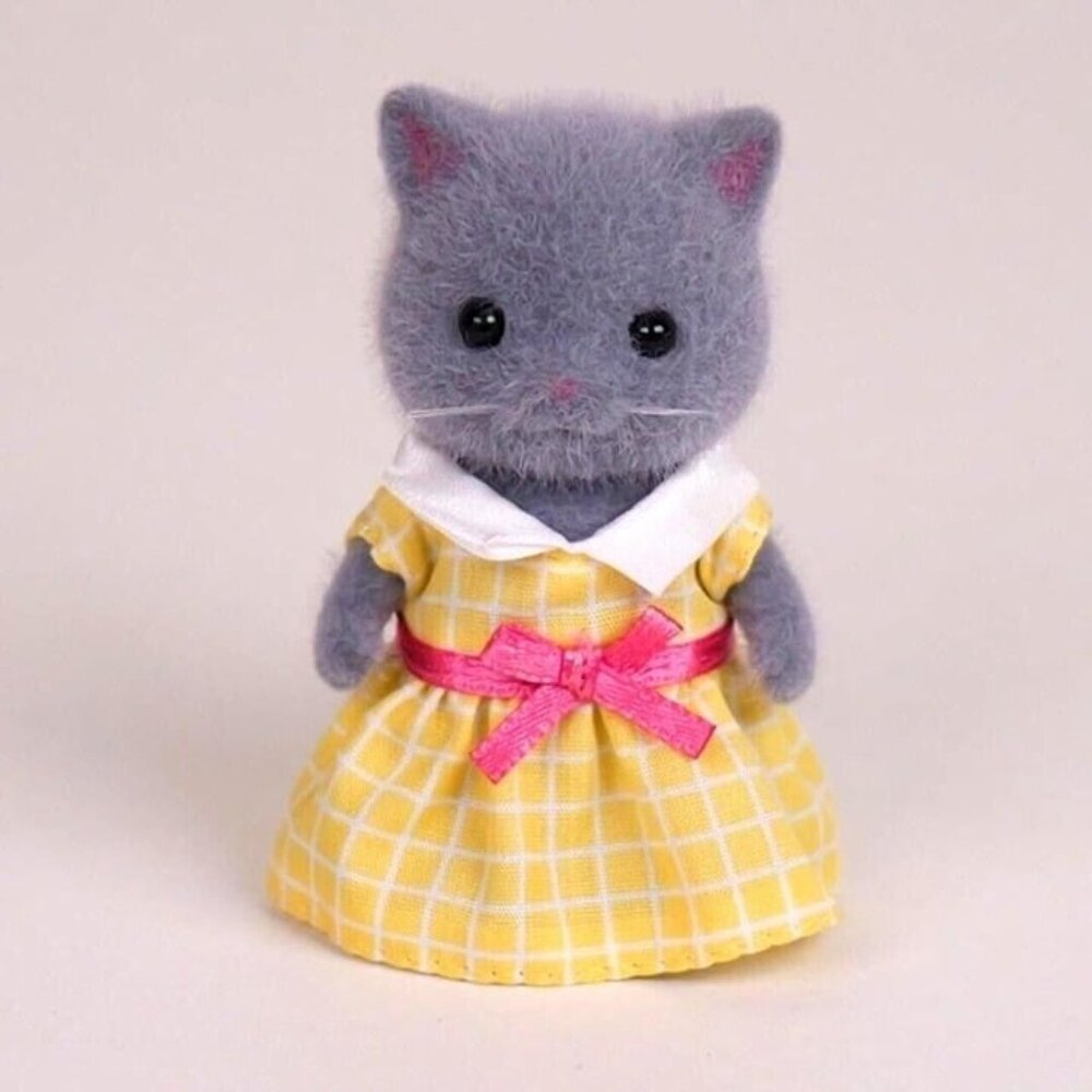 Calico Critters Grey Persian Cat Sister