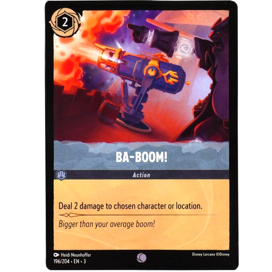 Ba-Boom! Action Card - Common - Disney Lorcana TCG Into the Inklands #196/204