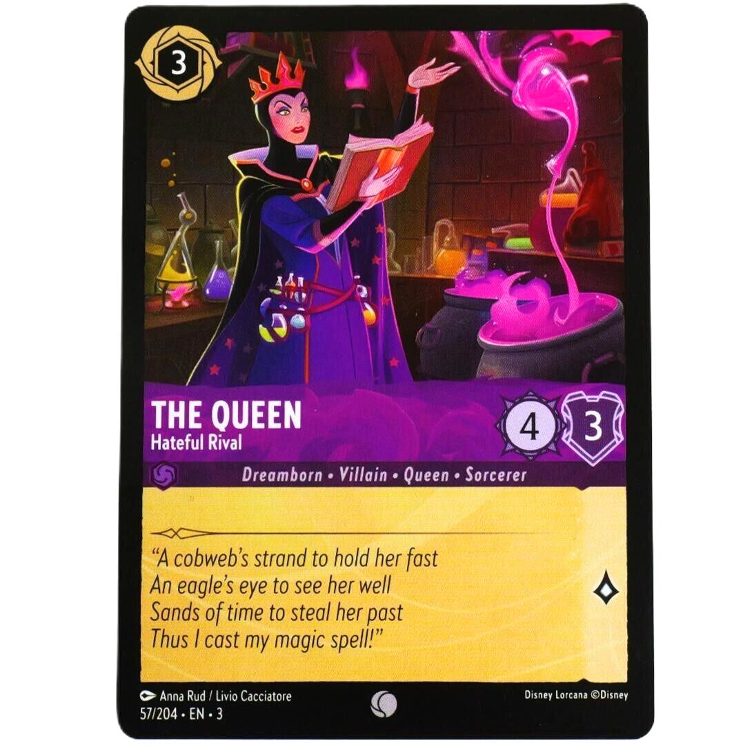 The Queen Hateful Rival - Common - Disney Lorcana TCG Into the Inklands #57/204