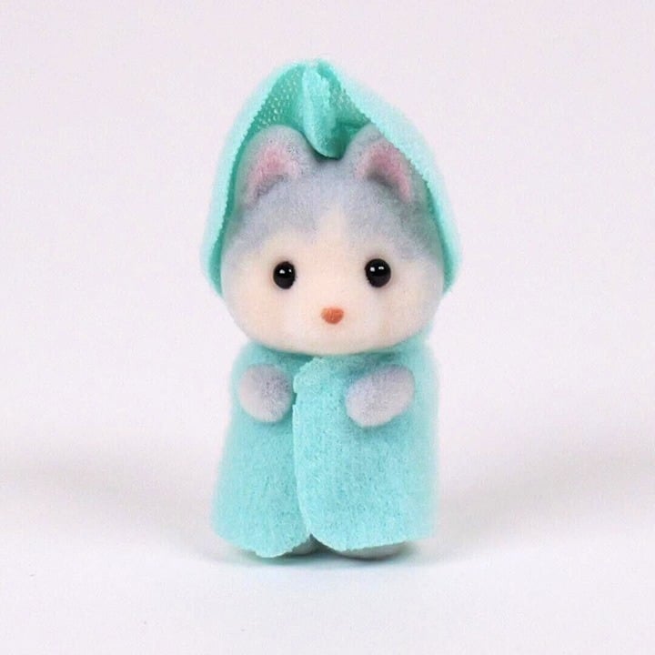 Calico Critters Husky Girl Triplet Baby - Please Read