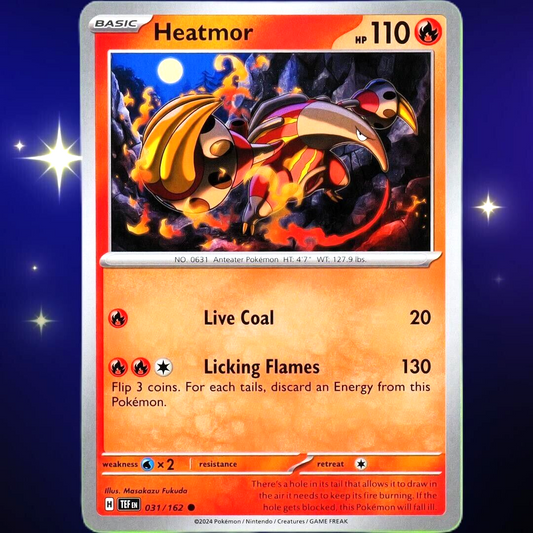 Heatmor - Common - Pokemon TCG Scarlet & Violet Temporal Forces #031/162