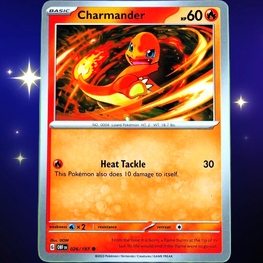 Charmander - Common - Pokemon TCG Scarlet & Violet Obsidian Flames #026/197