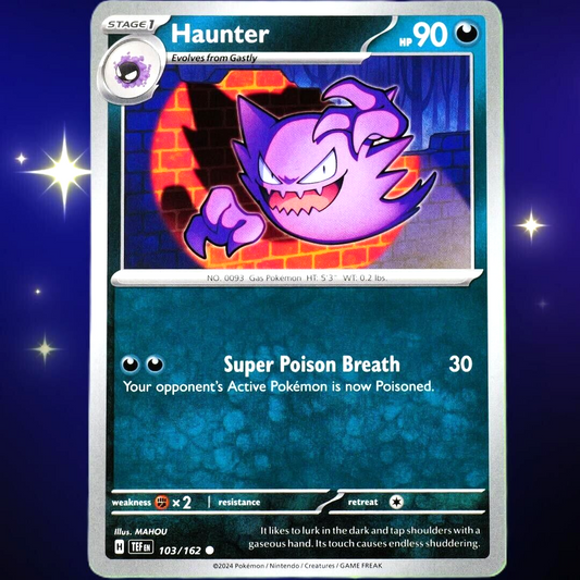 Haunter - Common - Pokemon TCG Scarlet & Violet Temporal Forces #103/162