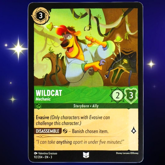 Wildcat Mechanic - Uncommon - Disney Lorcana TCG Into the Inklands #92/204