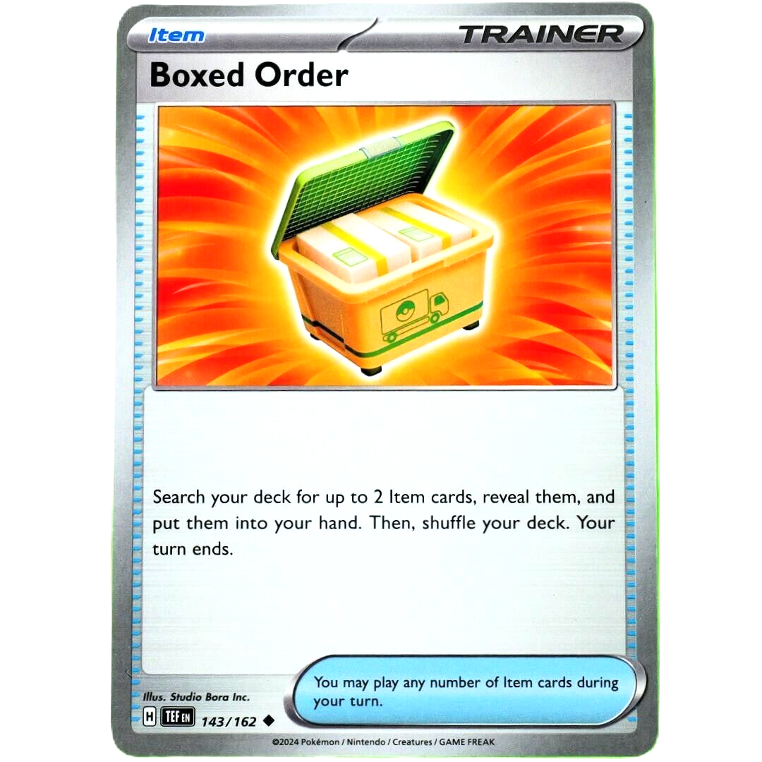 Boxed Order Item - Uncommon - Pokemon Scarlet & Violet Temporal Forces #143/162