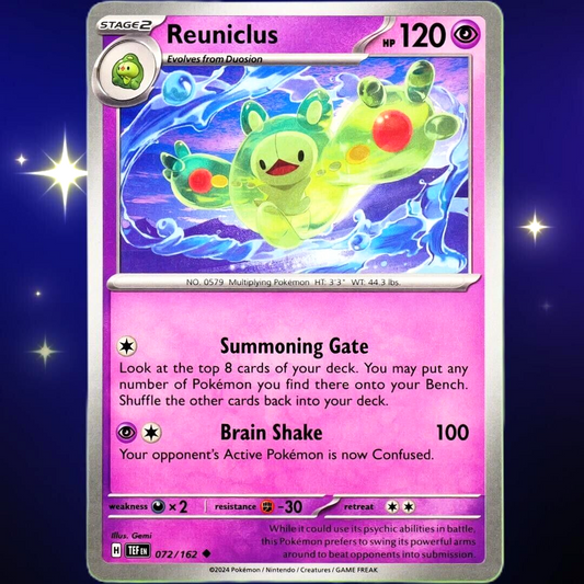 Reuniclus - Uncommon - Pokemon TCG Scarlet & Violet Temporal Forces #072/162