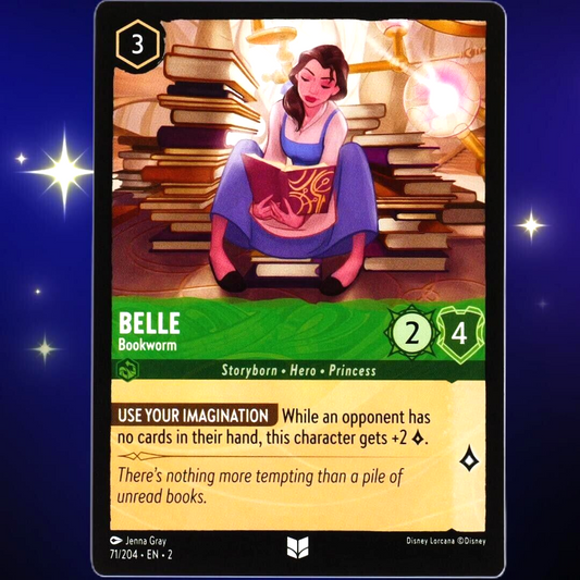 Belle Bookworm - Uncommon - Disney Lorcana TCG Rise of the Floodborn #71/204