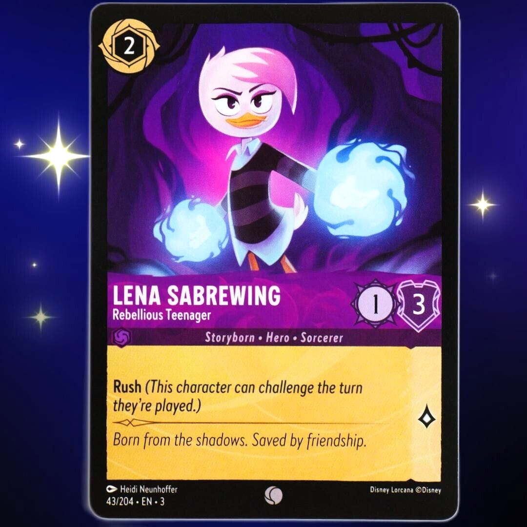 Lena Sabrewing Rebellious Teenager - Disney Lorcana Into the Inklands #43/204