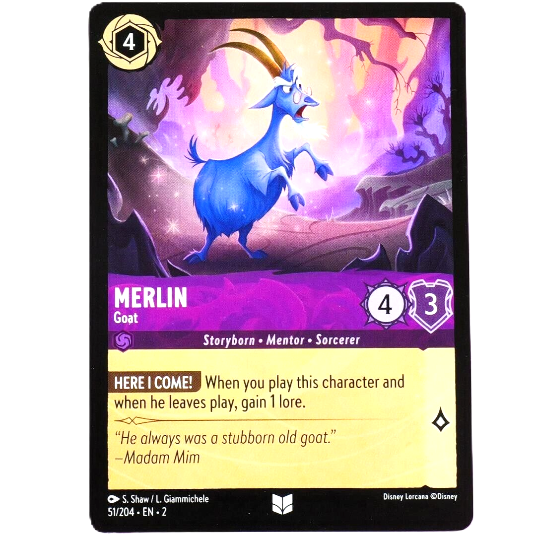 Merlin Goat - Uncommon - Disney Lorcana Rise of the Floodborn #51/204