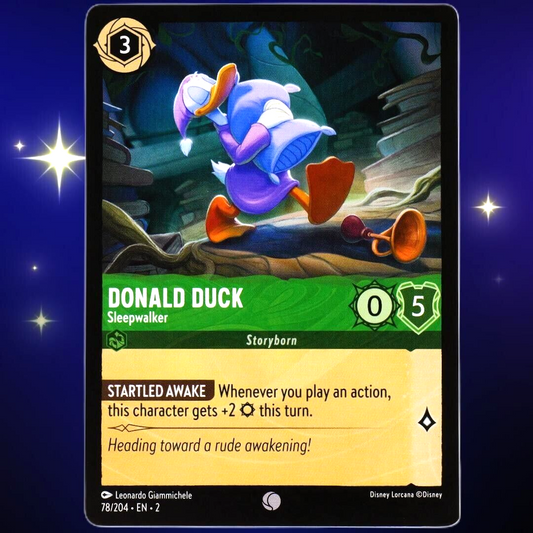 Donald Duck Sleepwalker - Common - Disney Lorcana Rise of the Floodborn #78/204