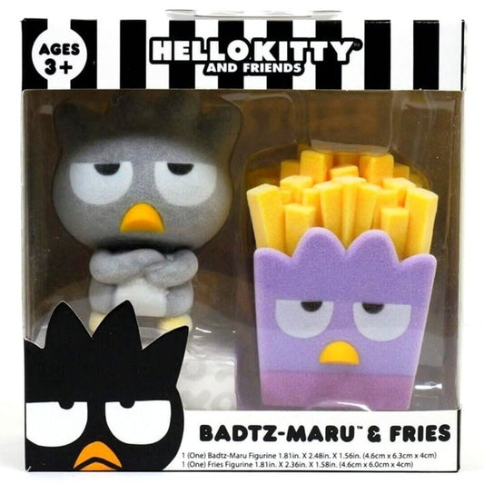 Hello Kitty and Friends - Badtz-Maru & Fries - Flocked Figurines